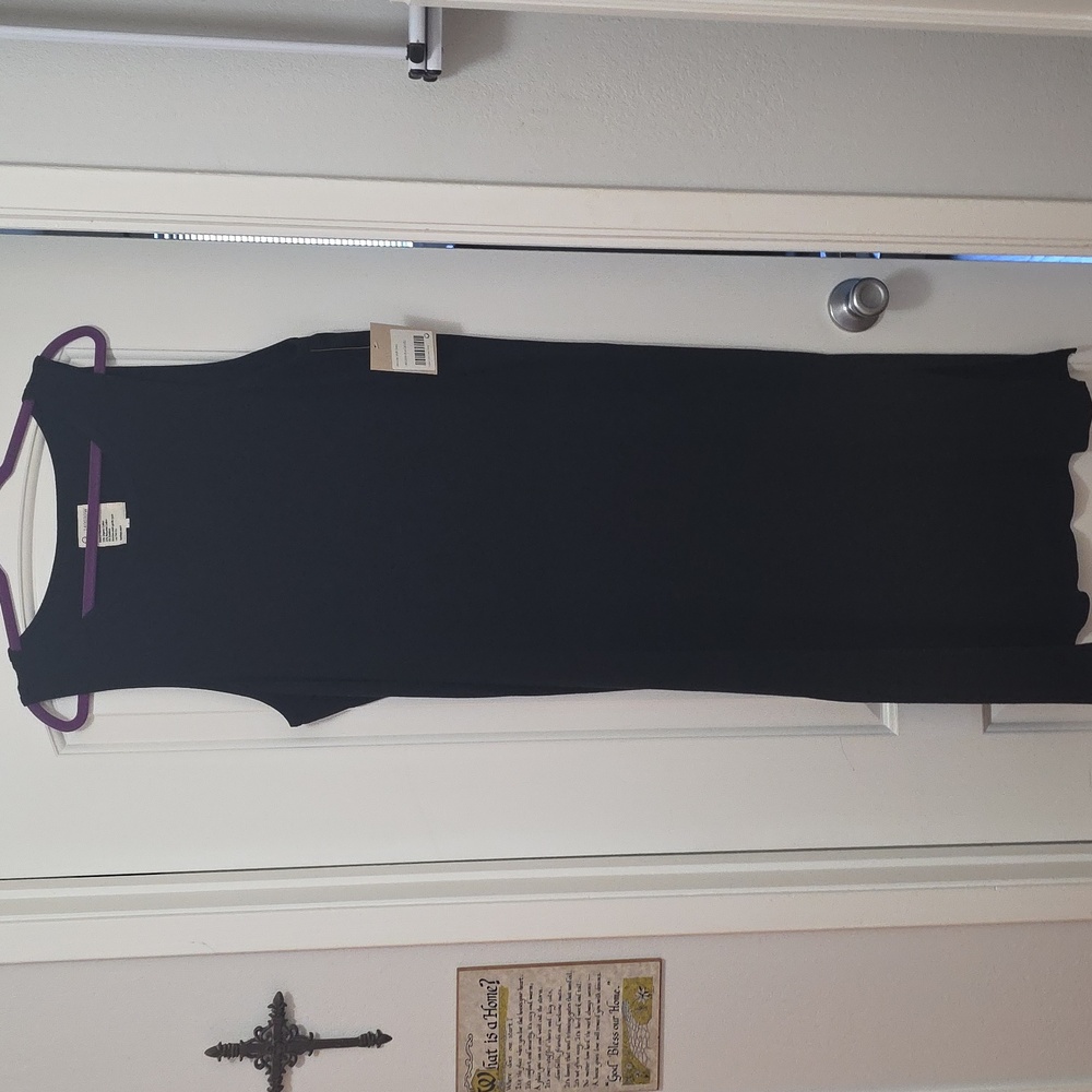 Classic Black Midi Dress